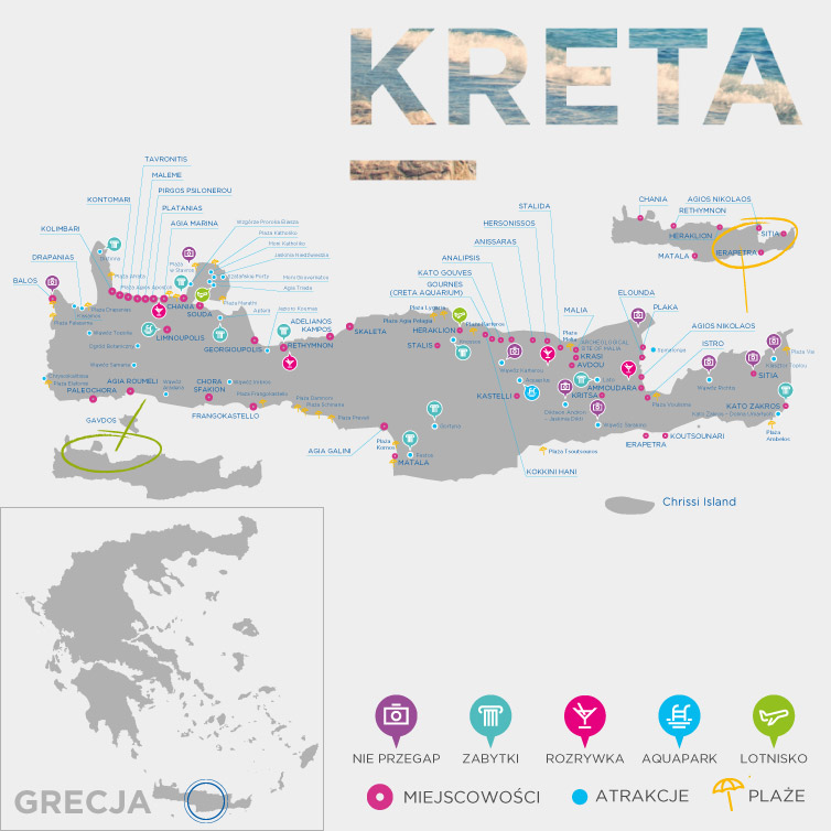 Mapa Krety